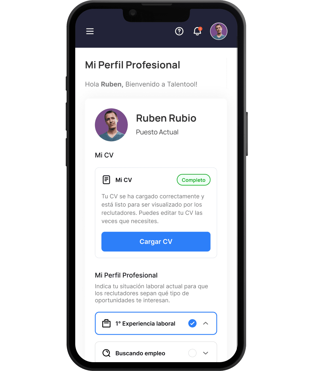 Imagen plataforma Talentool